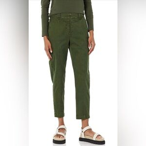 Green crop Pants